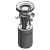 Tank Outlet, Spiral Clean Upper Plug, No Spiral Clean Leakage Chamber, DN-65 - Mixproof Valve
