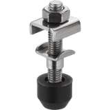 AMF 6890NI - Tornillo de apriete para brazos soporte abiertos, Acero inoxidable