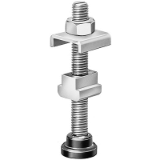 AMF 6891 - Self-aligning clamping screw for open clamping arms