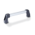 GN667.2 - Cabinet "U" handles, Tube aluminum / Stainless Steel, mounting from the back