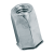 BN 7773 - Blind rivet nuts small countersunk head, full-hexagonal shank, open end (TUBTARA® HUKO/HSKO), steel, zinc plated