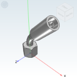 N.00510 - EWIKON Connector 45degree with union nut M14x1.5