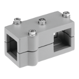 K0476 - Tube clamps T-angle, aluminum