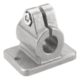 K0479 - Tube clamps flange, aluminium