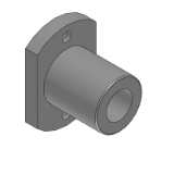 MDCA, MDCAW - Compact Flanged Oil Free Bushings Housing Unit - Built-In Dry Bushings - Single/Double