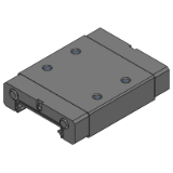E-MLGWB, E-GMLGWB - 经济型 宽幅微型直线导轨 - 滑块标准型 - - 单滑块 -
