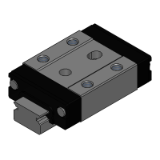 SSEBNL, SSEBNL-MX, SSE2BNL, SSE2BNL-MX, RSEBNL, RSE2BNL - Miniatur-Profilschienenführungen mit Zylinderstiftbohrungen, Standardausführung/Vorspannung, erweiterte Präzisionsklasse, Maß L konfigurierbar