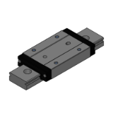 SSELBWN, SSEL2BWN, SSELBWN-MX, SSEL2BWN-MX, RSELBWN, RSEL2BWN - Miniature Slide Guides Wide Rail Long With Dowel Holes/Preload Advanced Class Selectable Type