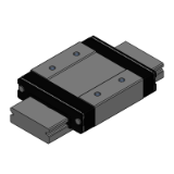 SSEBDL, SSE2BDL, SSEBWDL, SSE2BWDL - Miniatur-Linearführung, staubdicht, Standard-Führungswagen, leichte Vorspannung, erweitert, frei wählbar