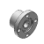 BGRBB, BGRB, BARB, SBARB, SBAMRB, SBGRB - Bearings with Housings - Double Bearing Type with Retaining Ring, L Dimension Selectable - Round