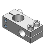 KLSTK, MLSTK, ALKLK, SLKLK, HLKLK - Strut Clamps - Different Dia. Perpendicular Configuration Reversed