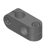 SL-ALKC,SH-ALKC,SL-ALKW,SH-ALKW - (Precision Cleaning) Compact Strut Clamps - Perpendicular Configuration, Same Hole Diameter