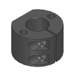 SL-SAYS,SH-SAYS,SHD-SAYS,SL-SBYS,SH-SBYS,SHD-SBYS,SL-SAYA,SH-SAYA,SL-SAYW,SH-SAYW,SL-SBYA,SH-SBYA,SL-SBYW,SH-SBYW - (Precision Cleaning) Brackets for Stands - Clamp Type, Cylindrical -Through Holes - Tapped Hole-