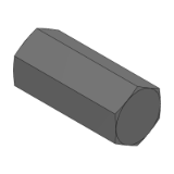 SL-SLMN, SH-SLMN, SHD-SLMN - (Precision Cleaning) Hex Post - One End Tapped, Configurable Length, Selectable Thread Size