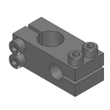 SL-SMKD,SH-SMKD,SHD-SMKD,SL-AMKD,SH-AMKD,SL-HMKD,SH-HMKD - (Precision Cleaning) Strut Clamps - Different Hole Diameter, Perpendicular Configuration, Hole Pitch Selectable