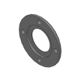 SL-GLFCJ,SH-GLFCJ,SHD-GLFCJ - (Precision Cleaning) Flange / Flange Cover For Round Glass Plates - JIS Type