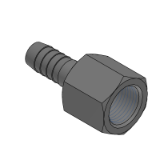 HOSFNL - Hose fitting internal thread nipple SUS316L