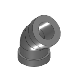 SUSHE - Low-Pressure Screw-In Fitting Same Diameter 45angle Elbow SCS14A