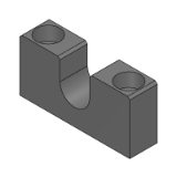 HLRDH, HLRDBH - Holders - Top/Bottom Mount - Bar Type - Height h Configurable