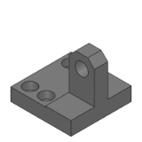 SL-HGLKS, SH-HGLKS, SHD-HGLKS - Precision Cleaning Thick Hinge Bases - Convex L-Shaped Type