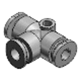 C-MNCLYT - C-VALUE Miniature One-Touch Couplings - Union Tees