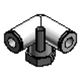 UNSTLT - 1-Touch Couplings - Low Cost Type - R (PT) Tetra Unions