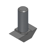 LTTB8-6, LTTB8-8 - European standard economical for aluminum alloy for T type profile bolt