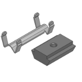 PACK-HNTAT, PACK-HNTATSN - Post-Assembly Fitting Nut and Stopper Sets for 5･6･8 Series Aluminum Extrusions (100pcs. per package)