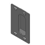 C-UWUANA-S - C-VALUE Embedded Handle - Round hole - Standard type