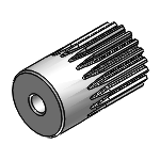 GEAHBN0.5, GEAHBB0.5, GEAHBG0.5, GEAHB0.5, GEAHBS0.5, GEABN0.5, GEABB0.5, GEABG0.5, GEAB0.5, GEABS0.5 - Spur Gears - Pressure Angle 20 degree Module 0.5