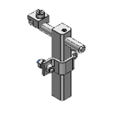 CGK, CGKL - Miniature Conveyor Guide Rail Brackets - Standard