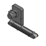 CVDSA - Guided Flat Belt Conveyors - Head Drive, 3-Groove Frame (Pulley Dia. 50mm) For Food Transfer, White