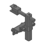 SL-CGW,SH-CGW,SL-CGWL,SH-CGWL - (Precision Cleaning) Conveyor Guide Rails - Offset Round Bar Brackets