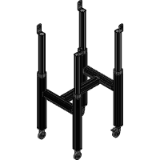 Double floor stand narrow telescopic movable - Accessories TB double floor stand narrow telescopic movable