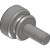 AJ-923 - Thumb Screws - Knurled Metal with Washer Face