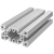 Alu Profile D-80x160 - Aluminium Profile System - Heavy Duty