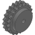 16B-2 (25,4 x 17,02 mm) - Sprockets with hardened teeth (45 ÷ 55 HRC)