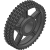 24B-3 (38,1 x 25,4 mm) - Taper bored cast iron sprockets (DIN 8187 ISO/R 606)