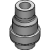 CHECK VALVE BALL TYPE (Socket)-DIN