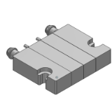 SS073A - Elettrovalvola a 3 vie / Base montata / Tipo di base modulare
