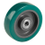 62 ERNYX - "TR ROLL" POLYURETHANE WHEELS WITH ERGONOMIC ROUND PROFILE, ALUMINIUM CENTRE WITH BEARING